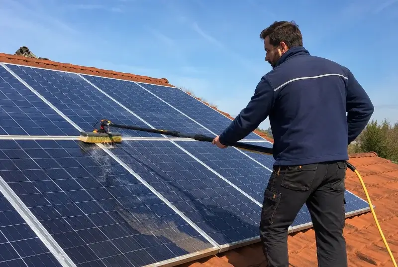 Nettoyage et entretien de panneaux solaires à Chauché
